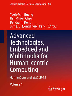 cover image of Advanced Technologies, Embedded and Multimedia for Human-centric Computing